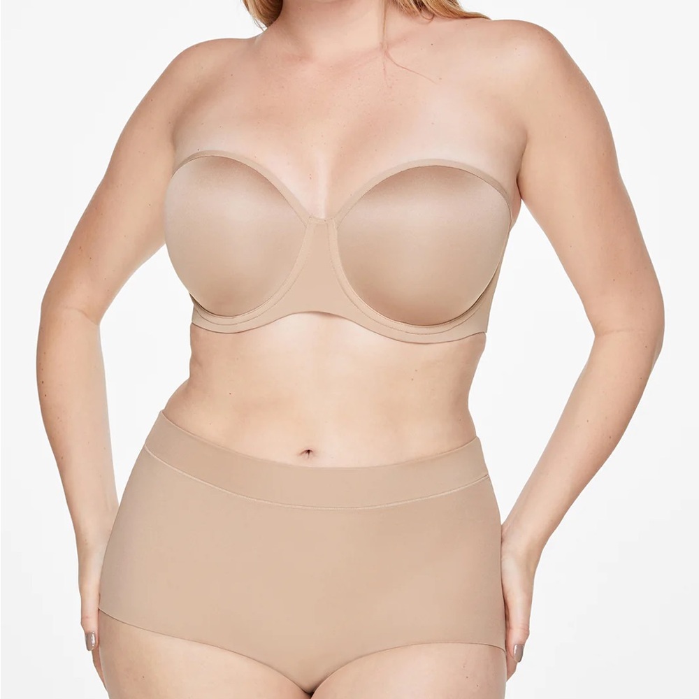 Third Love Strapless Bra in Taupe 32E